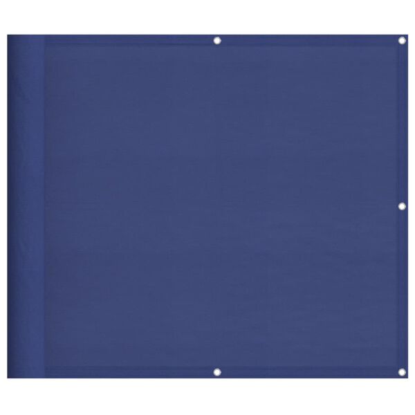 vidaXL Balkonscherm 90x1000 cm 100% oxford polyester blauw
