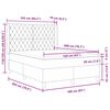 vidaXL Boxspring bed met hoofdeinde Roze 160 x 200 cm Fluweel