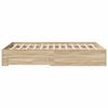 vidaXL Bedframe Bruin 120 x 200 cm Bewerkt hout