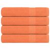 vidaXL Handdoeken FROGN 4 st 100x200 cm 360 g/m&sup2; oranje