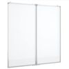 vidaXL Whiteboard magnetisch inklapbaar 80x80x1,7 cm aluminium