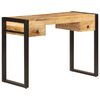 vidaXL Bureau met 2 lades 110x50x77 cm massief mangohout
