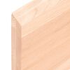 vidaXL Tafelblad 140x60x(2-4) cm onbehandeld massief eikenhout