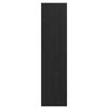 vidaXL Kledingkast met plank Zwart Eiken 50 x 30 x 200 cm Bewerkt hout