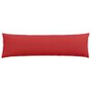 vidaXL Sofa Kussens 2 stuks Rood 145 x 40 cm Stof