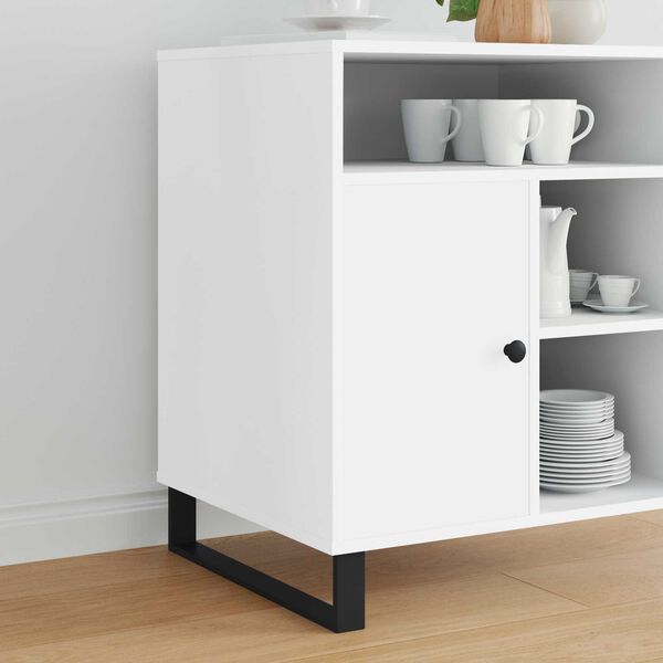 vidaXL Meubelpoten 12 pcs Zwart 48,1 x 4 x 10 mm IJzer