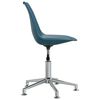 vidaXL Eetkamerstoelen draaibaar 4 st kunstleer turquoise