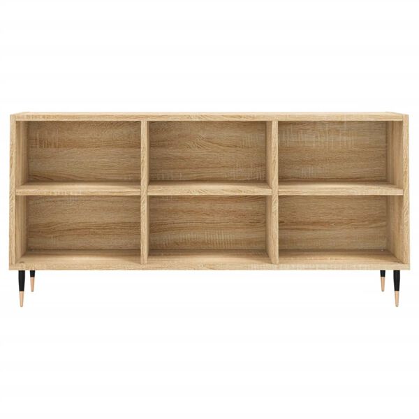 vidaXL Tv-meubel 103,5x30x50 cm bewerkt hout sonoma eikenkleurig