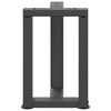 vidaXL Salontafelpoten 2 st T-vormig 38x25x(42-43) cm staal antraciet