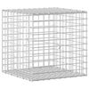 vidaXL Gabion met 3,5 mm Draad en 5x5 cm Gaas 50x50x50 cm