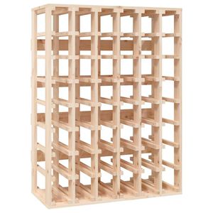 vidaXL Wijnrek 70x33x94 cm massief grenenhout bruin