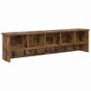 vidaXL Wandgemonteerde kapstok Gerookt eiken 100 x 16 x 26 cm