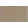 vidaXL Deurmat Beige en zwart 90 x 150 cm 100% Polyamide