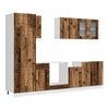 vidaXL 8-delige Keukenkastenset Kalmar bewerkt hout oud houtkleurig