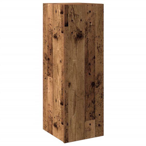 vidaXL Tv-meubel 30,5x30x90 cm bewerkt hout oud houtkleurig