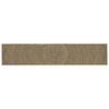 vidaXL Gebied Tapijt Naturel en Zwart 80 x 400 cm Jute