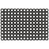 vidaXL Deurmat rechthoekig 60x80 cm rubber