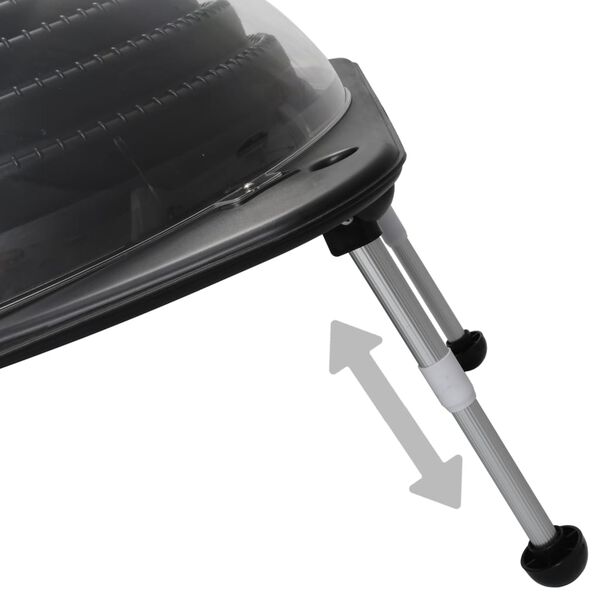 vidaXL Solarverwarmingen voor zwembad 5 st 75x75x36 cm HDPE aluminium