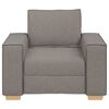 vidaXL Sofa Stoel Taupe 60 cm Stof