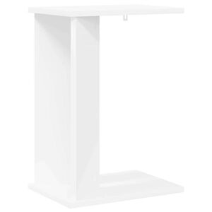 vidaXL Bijzettafel Wit 35 x 25 x 50 cm Bewerkt hout