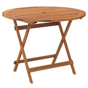 vidaXL Tuintafel inklapbaar &Oslash; 90x75 cm massief acaciahout
