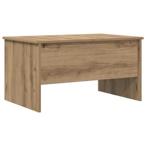 vidaXL Salontafel Artisan Eiken 102 x 50,5 x 46,5 cm Bewerkt hout