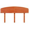 vidaXL Hoofdbord 120 cm massief grenenhout wasbruin