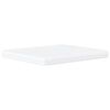 vidaXL Schuimmatras hardheid H2 H3 200x210 cm wit