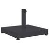 vidaXL Parasolvoet Donkergrijs 45 x 45 x 31,5 cm