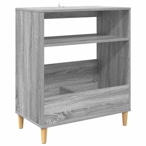 vidaXL Platenspeler Steun Grijs Sonoma 71 x 39,5 x 83 cm Bewerkt hout