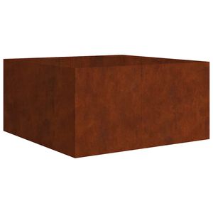 vidaXL Plantenbak 80x80x40 cm cortenstaal