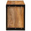 vidaXL Wijnrek Bruin 100 x 45 x 33 cm Massief Ruw Mango Hout
