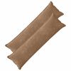 vidaXL Kussensloop 2 st HOUTEN Bruin 40 x 145 cm Chenille Stof