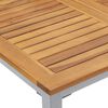 vidaXL Tuin Eetset 3 pcs Grijs en bruin 90 x 90 x 75 cm