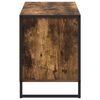 vidaXL TV-kast met lade Rook Eik 100 x 36 x 49,5 cm Bewerkt hout