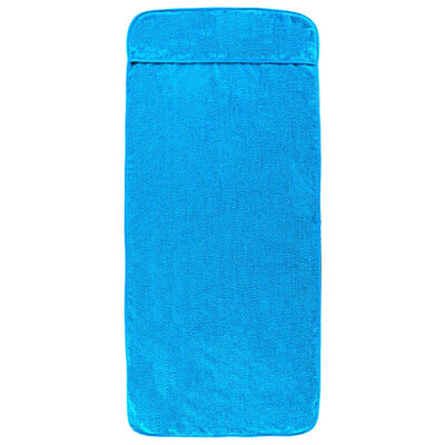 vidaXL Strandhanddoeken 2 st 400 g/m² 60x135 cm stof turquoise