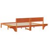 vidaXL Bedframe Wasbruin 180 x 200 cm Massief grenenhout
