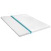 vidaXL Topmatras ei-profiel 6 cm koudschuim 180x200 cm