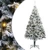 vidaXL Kunst Kerstboom met verlichting met 300 LED Groen 400 cm PVC
