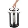 vidaXL Gl&uuml;hwein ketel 2500 W 15 L roestvrij staal