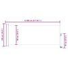 vidaXL Tuinscherm uittrekbaar 100x300 cm rood