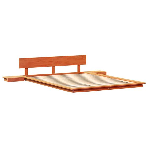 vidaXL Bedframe Bruin 160 x 200 cm Hout