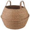 vidaXL Plantenpot met handvatten Naturel &Oslash; 45 x 36 cm 100% Zeegras