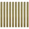 vidaXL Schuttinglatten 10 st 120 cm ge&iuml;mpregneerd hout