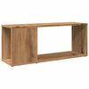 vidaXL Tv-meubel 80x24x32cm bewerkt hout artisanaal eikenkleur