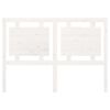 vidaXL Hoofdbord 140,5x4x100 cm massief grenenhout wit