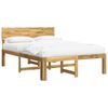 vidaXL Tweepersoonsbed met hoofdeinde ROSTOCK Wit 120 x 190 cm