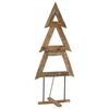 vidaXL Kerstboom Bruin 181 cm Massief teakhout