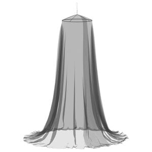 vidaXL Klamboe voor bed 156 mesh Zwart ⌀56 x 220 cm Polyester