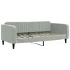 vidaXL Slaapbank 90x190 cm fluweel lichtgrijs